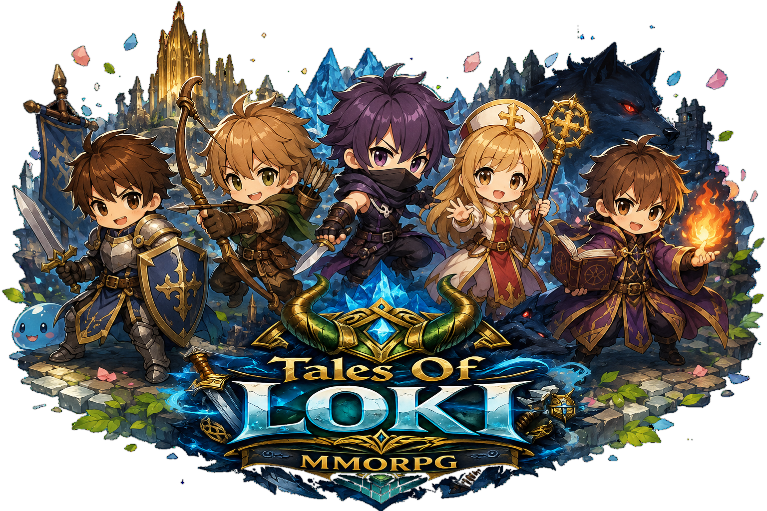 Tales of Loki — Knight, Hunter, Assassin, Priest, and Wizard